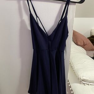 navy blue dress